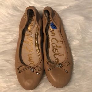 Nude Sam Edelman Flats in Excellent Condition